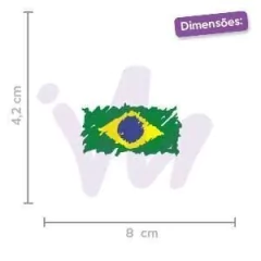 Adesivo Bandeira do Brasil - Imperial Palace