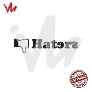 Adesivo Não Curto Haters