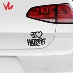Adesivo I Love Haters Grafitti na internet