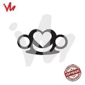 Adesivo Soco Inglês Coração - comprar online