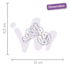Adesivo VW Eat Sleep Volkswagen - comprar online