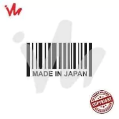 Adesivo Made in Japan Código de Barras - comprar online