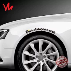 Adesivo Deus Abençoe o Role! Curvado - comprar online