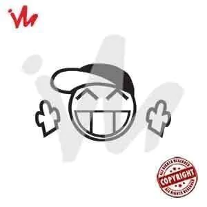 Adesivo Dedo do Meio Fuck - comprar online