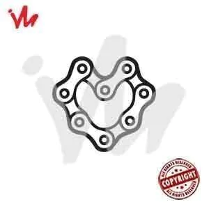 Adesivo Coração Corrente Love - comprar online