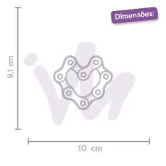 Adesivo Coração Corrente Love - Imperial Palace