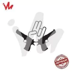 Adesivo Mãozinha Shocker Arma - comprar online