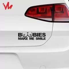 Adesivo Boobies Make me Smile - Imperial Palace