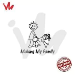 Adesivo Making My Family