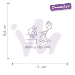 Adesivo Making My Family na internet