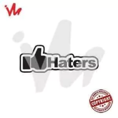 Adesivo Like Haters