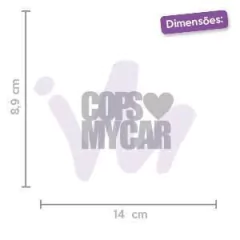 Adesivo Cops Love My Car - comprar online
