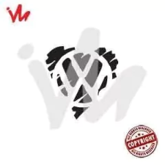 Adesivo VW Love Coração Volkswagen - comprar online