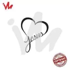 Adesivo Amo Jesus - comprar online