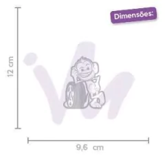 Adesivo Macaco Pneu - comprar online