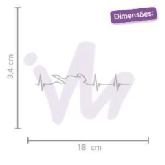 Adesivo Batida Coração Moto Heartbeat - comprar online