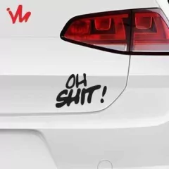 Adesivo Oh Shit! na internet