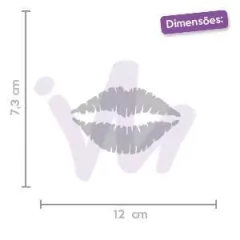 Adesivo Beijo Batom - comprar online