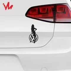 Adesivo Vw Sexy Mulher Volkswagen - Imperial Palace