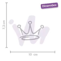 Adesivo Coroa King na internet