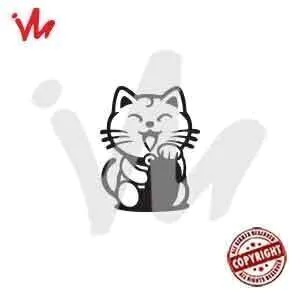 Adesivo Gato da Sorte Manekineko - comprar online