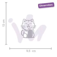 Adesivo Gato da Sorte Manekineko na internet