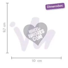 Adesivo Wheel Whores - comprar online