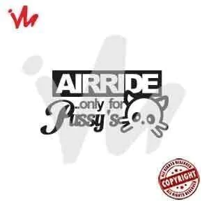 Adesivo Air Ride Only for Pussy