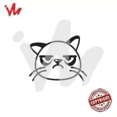 Adesivo Grumpy Cat