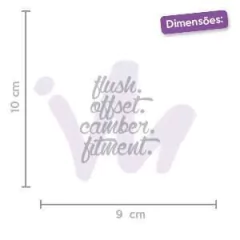 Adesivo Flush Offset Camber Fitment - comprar online