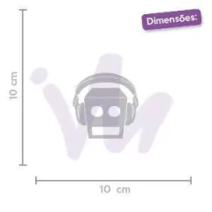 Adesivo Som Alto Fone de Ouvido - comprar online