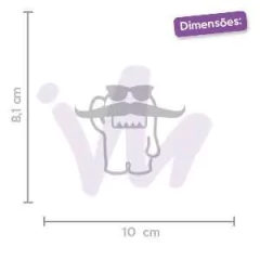 Adesivo Domo Kun Bigode na internet