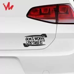 Adesivo Don´t Worry Zip Tied It na internet