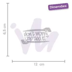 Adesivo Don´t Worry Zip Tied It - comprar online