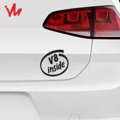 Adesivo V8 Inside na internet