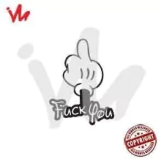 Adesivo Dedo do Meio Fuck You - comprar online