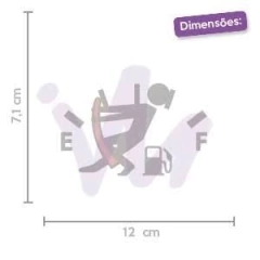 Adesivo Ponteiro Combustível Segura Gasolina na internet