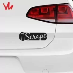 Adesivo I Scrape na internet