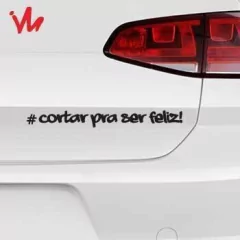 Adesivo Cortar Pra Ser Feliz! - Imperial Palace