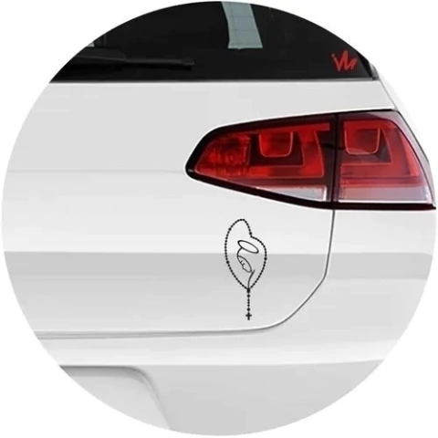 Adesivo Terço Nossa Senhora Aparecida