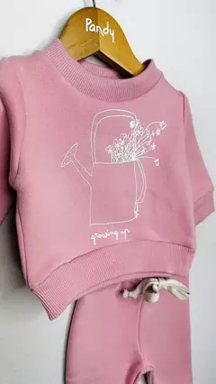 Conjunto minimo frisa estampada - Cod: 24057 - comprar online