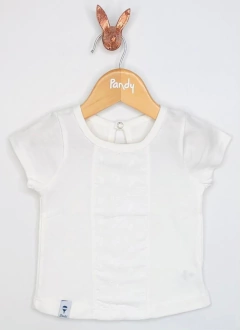 Remera franja broderi- Cod: DR167