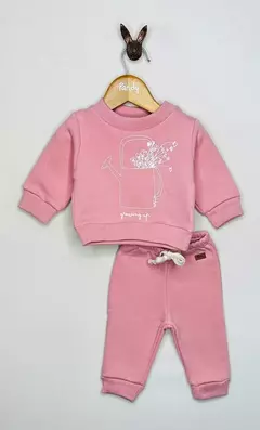 Conjunto minimo frisa estampada - Cod: 24057
