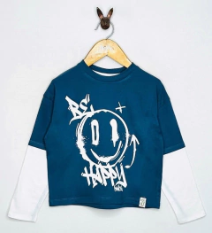 SEGUNDA Remera nene over smile - Cod: Segunda 59 - comprar online