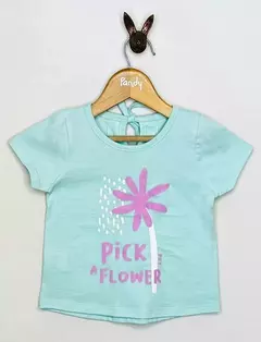 SEGUNDA Remera beba pick a flower - Cod: Segunda