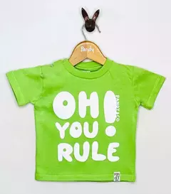 SEGUNDA Remera bebe you rule! - Cod: Segunda en internet