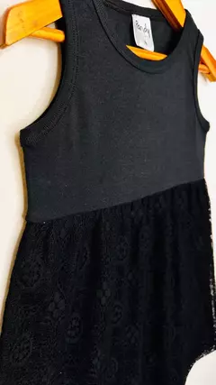 SEGUNDA Vestido nena encaje algodon - Cod. Segunda