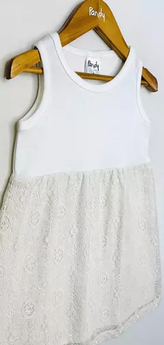 SEGUNDA Vestido nena encaje algodon - Cod. Segunda - Pandy
