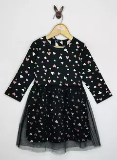 Vestido nena beba modal y tul - Cod. 25028 en internet