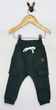 Pantalon bebe cargo frisa - Cod. 25040 - comprar online